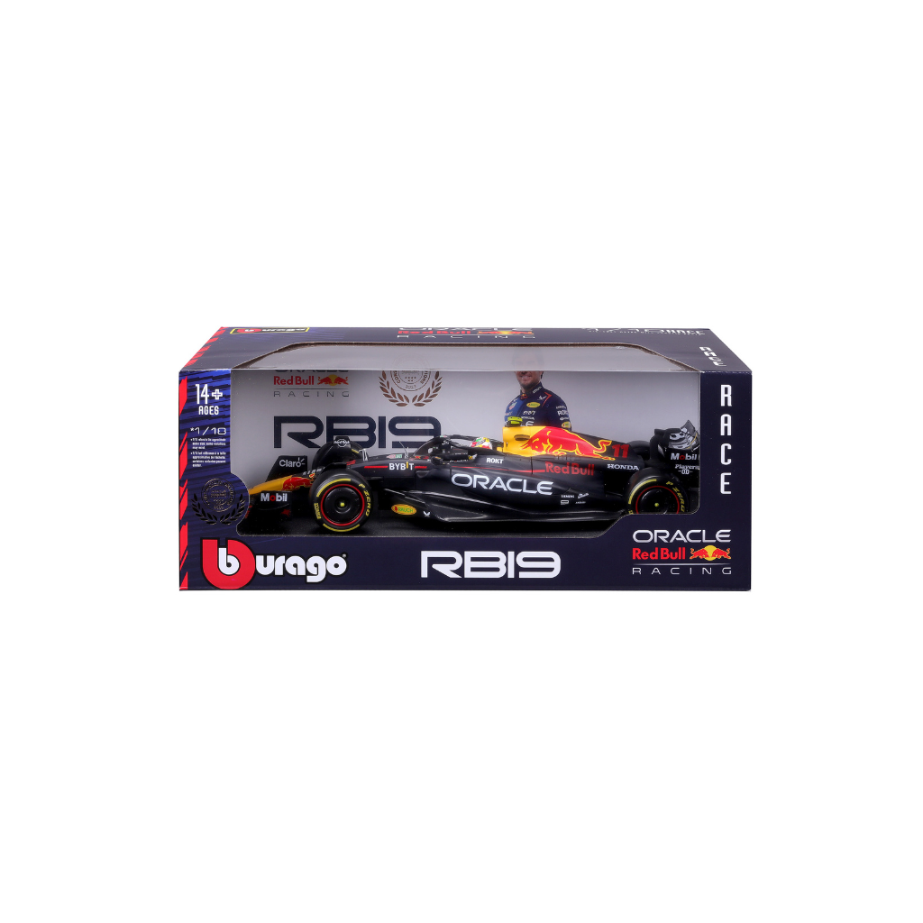 Auto Escala 1:18 Oracle Red Bull W/Driver #11 Sergio Checo Perez