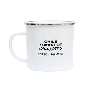 Mug Retro Blanco Rally Copec