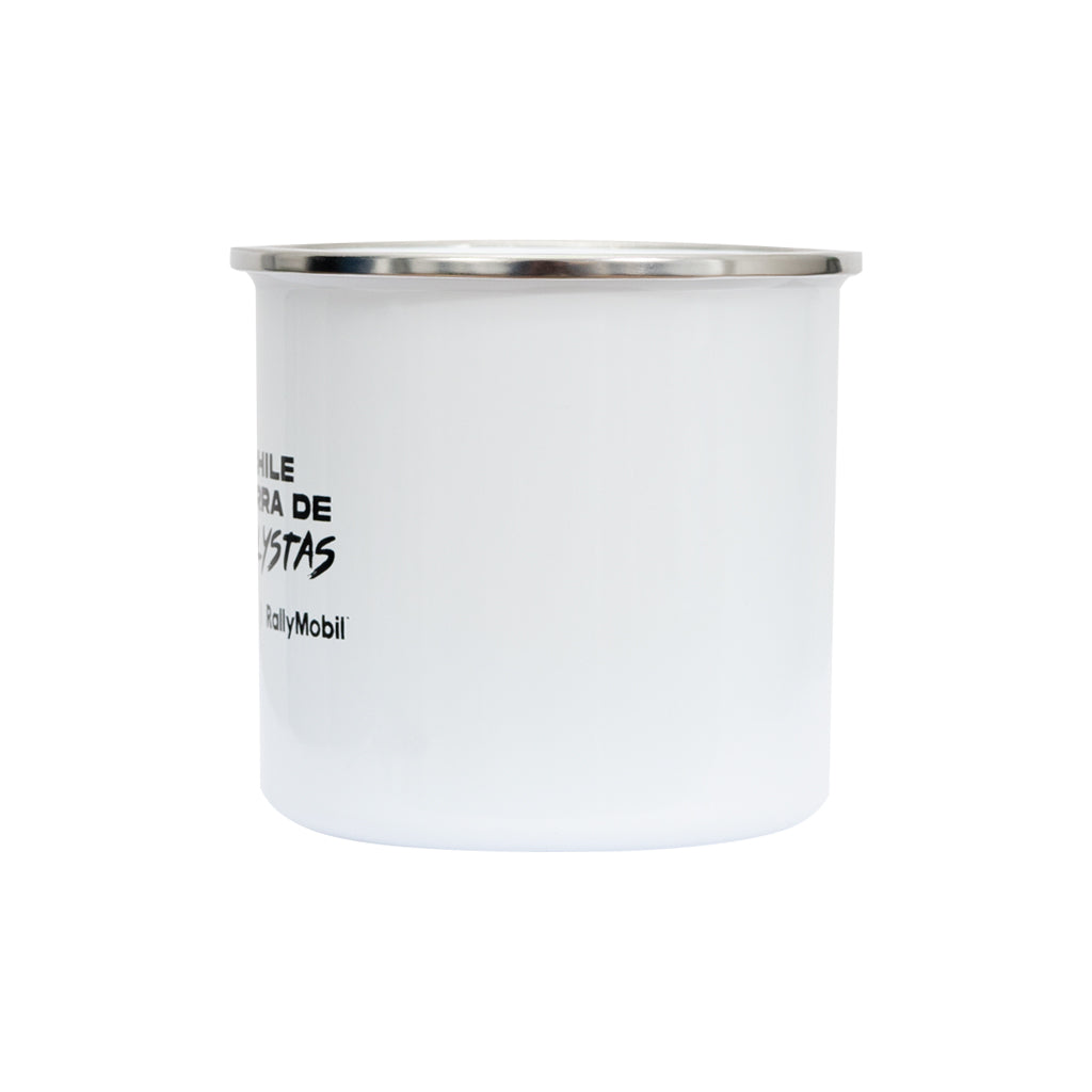 Mug Retro Blanco Rally Copec