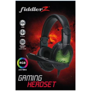 Audífono Gaming Alámbrico Retroiluminado Con Micrófono Fiddler Z