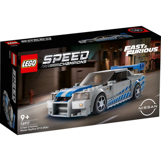 Lego Speed Nissan Skyline Gt-R (R34) De Más Rápido, Más Furioso