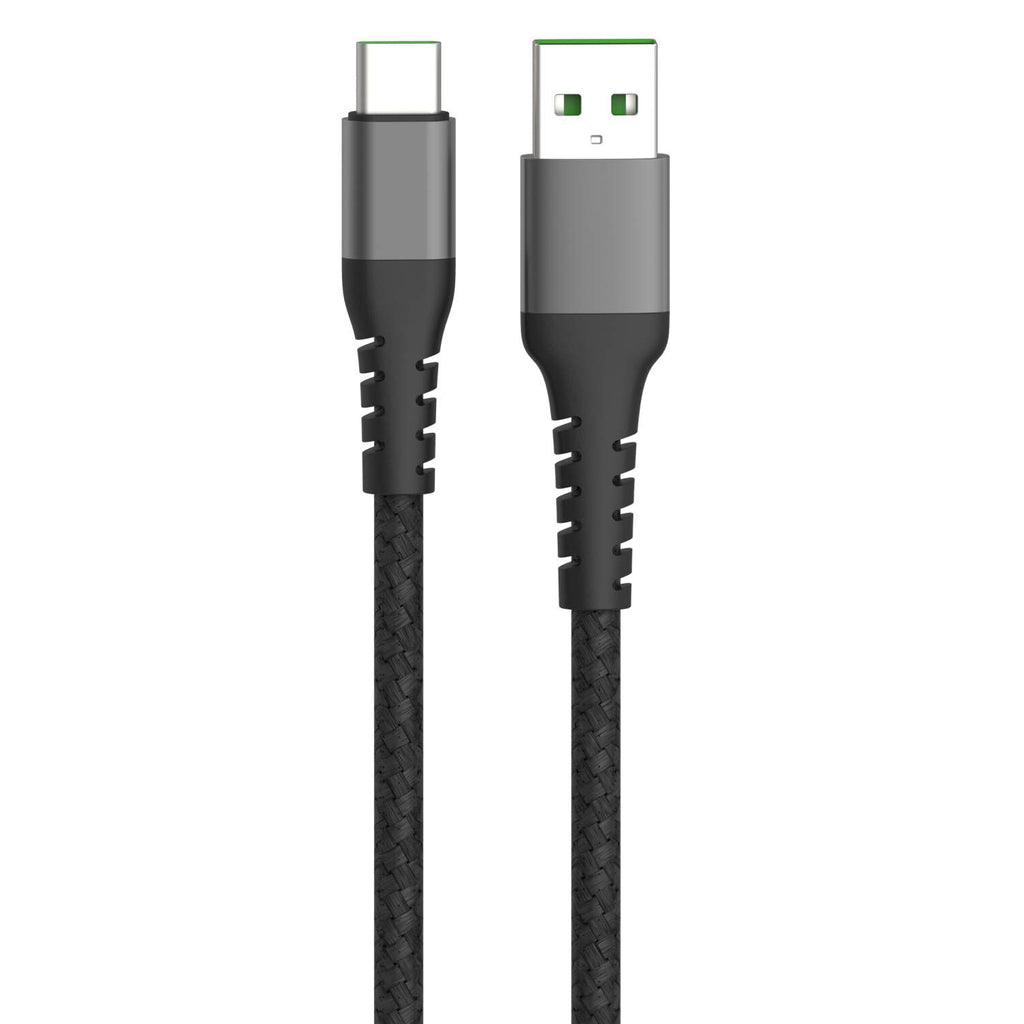 Cable USB A Tipo C 2.0A Negro Fast Charge