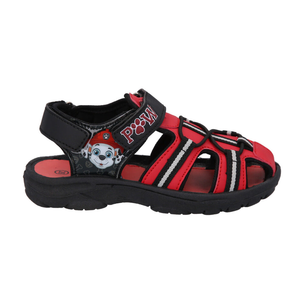 Sandalia Infantil Bombero Paw Patrol Negro