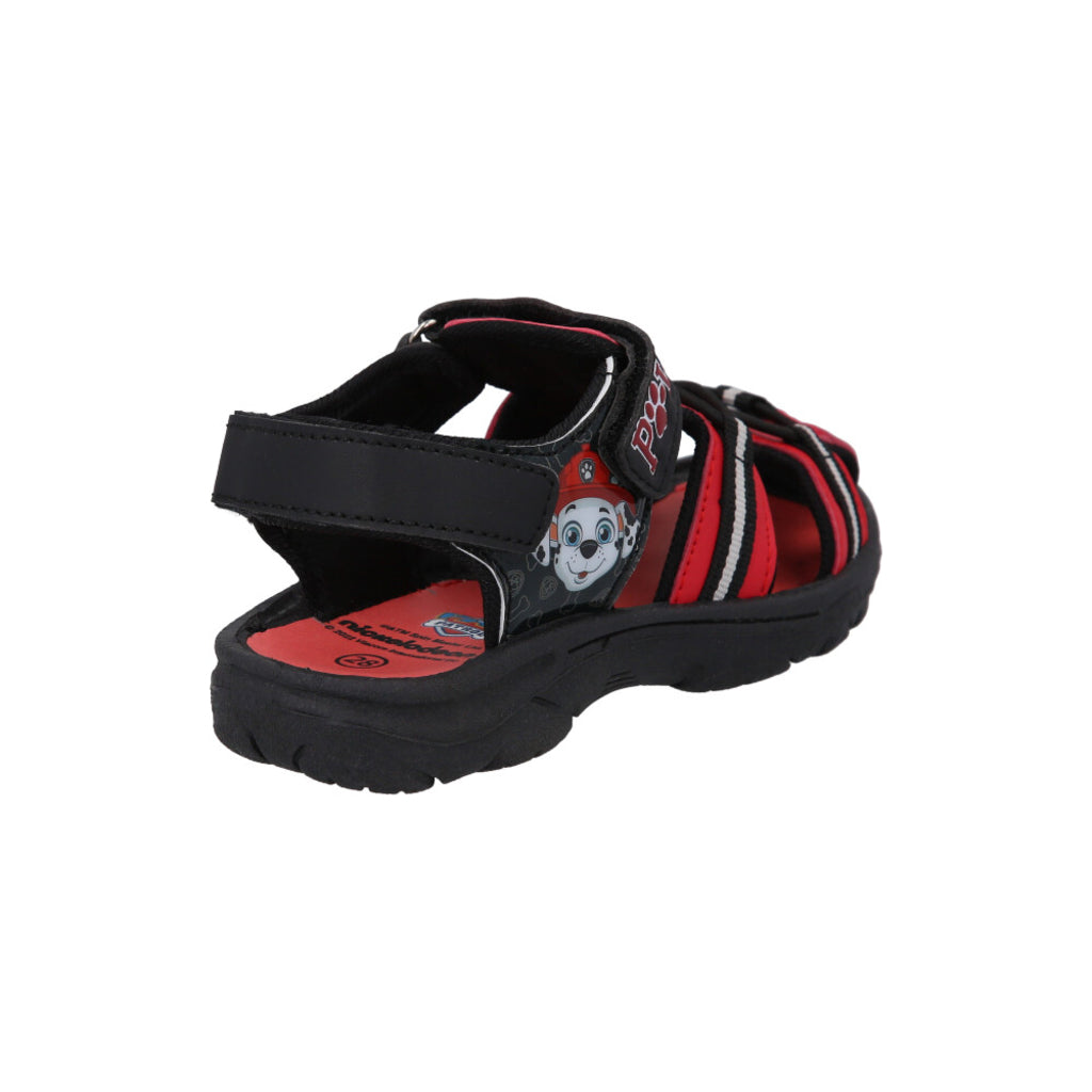 Sandalia Infantil Bombero Paw Patrol Negro