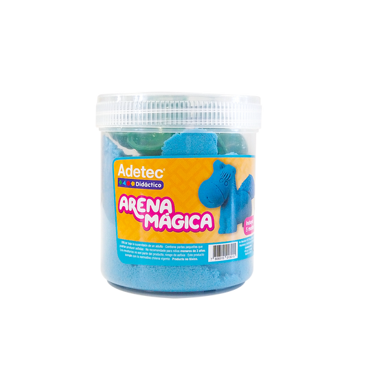 Arena Mágica Color Azul - 450 Grs 6/Moldes