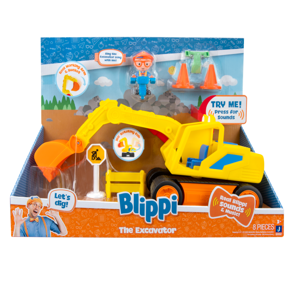 Blippi Mini Vehículo Excavadora