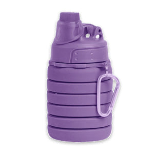 Botella Plegable Morada 500ML