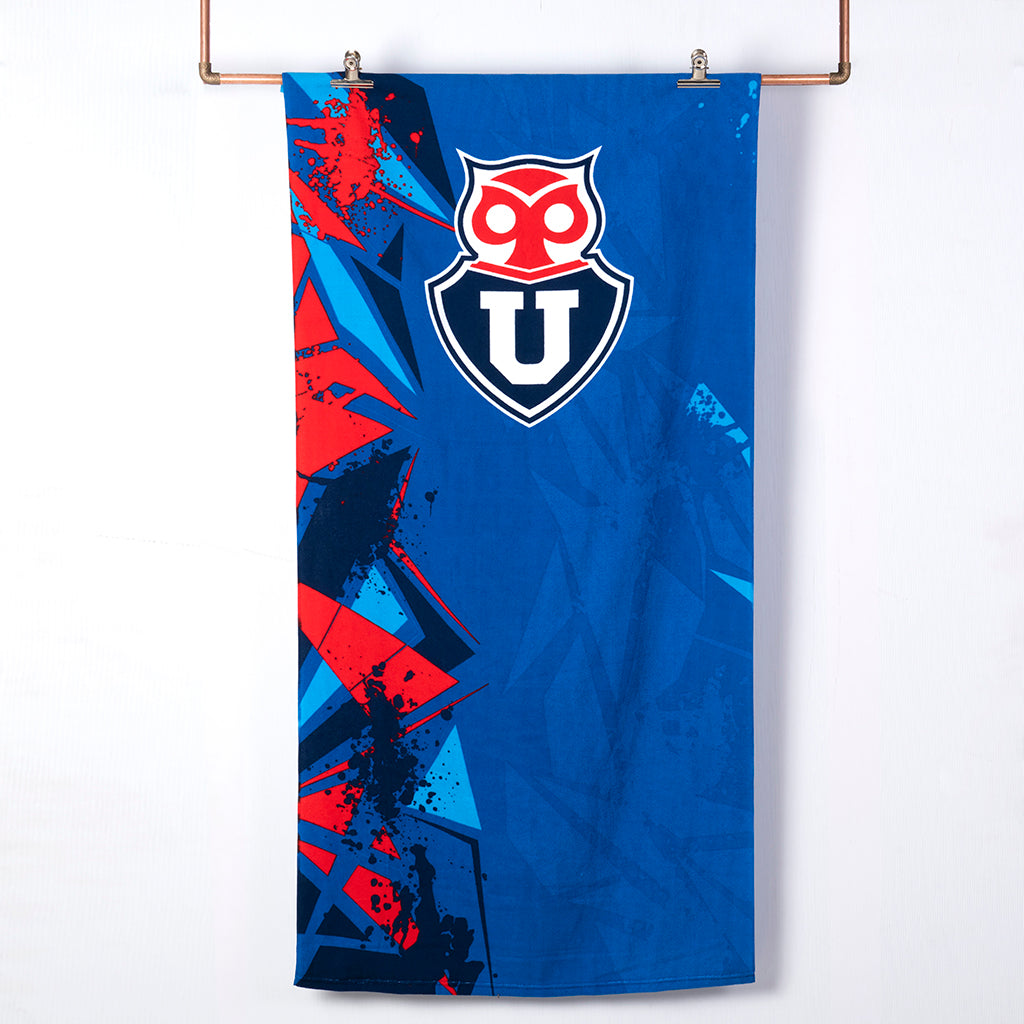 Toalla Playa C/Bolso 70X140 Cms Universidad de Chile