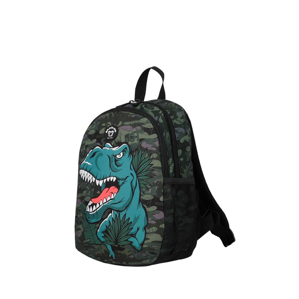 Mochila Saxoline Homeschool 13Lt Dino Negra