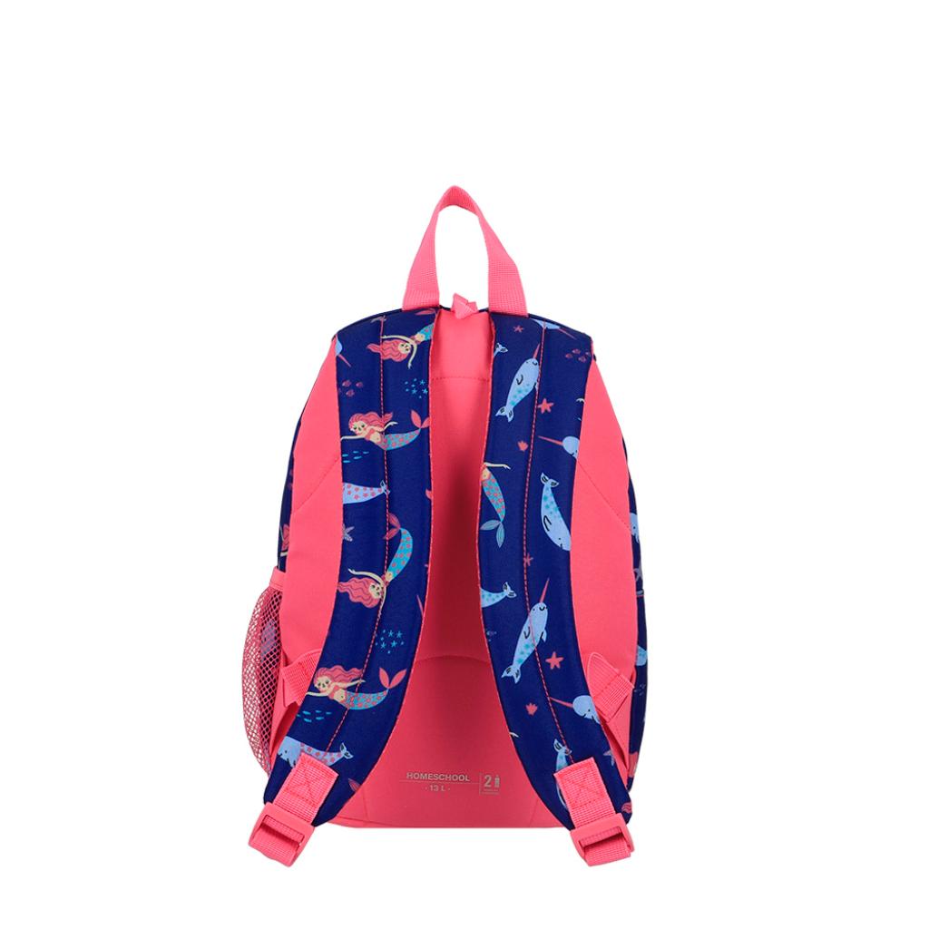 Mochila Saxoline Homeschool 13Lt Sirena Azul