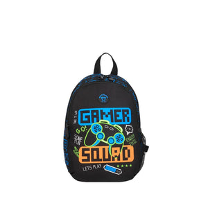 Mochila Saxoline Homeschool 13Lt Gamer Negra