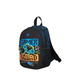 Mochila Saxoline Homeschool 13Lt Gamer Negra