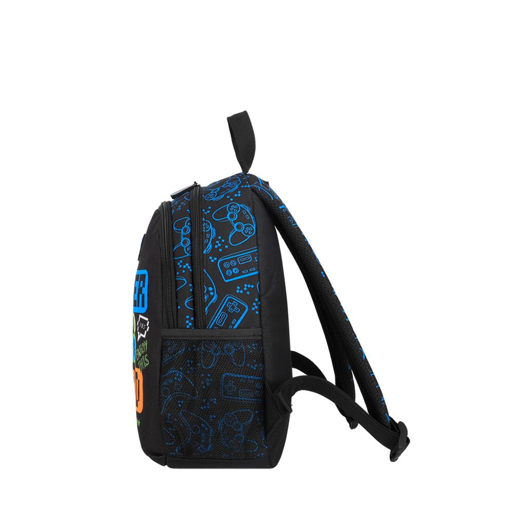 Mochila Saxoline Homeschool 13Lt Gamer Negra