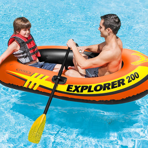 Set Bote Inflable Intex Explorer 200 Para 2 Personas