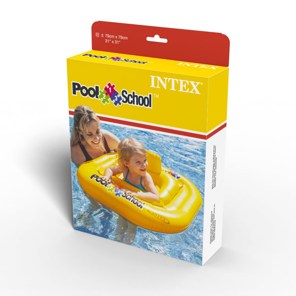 Flotador Inflable Para Bebé Intex Cuadrado, 1-2 Años