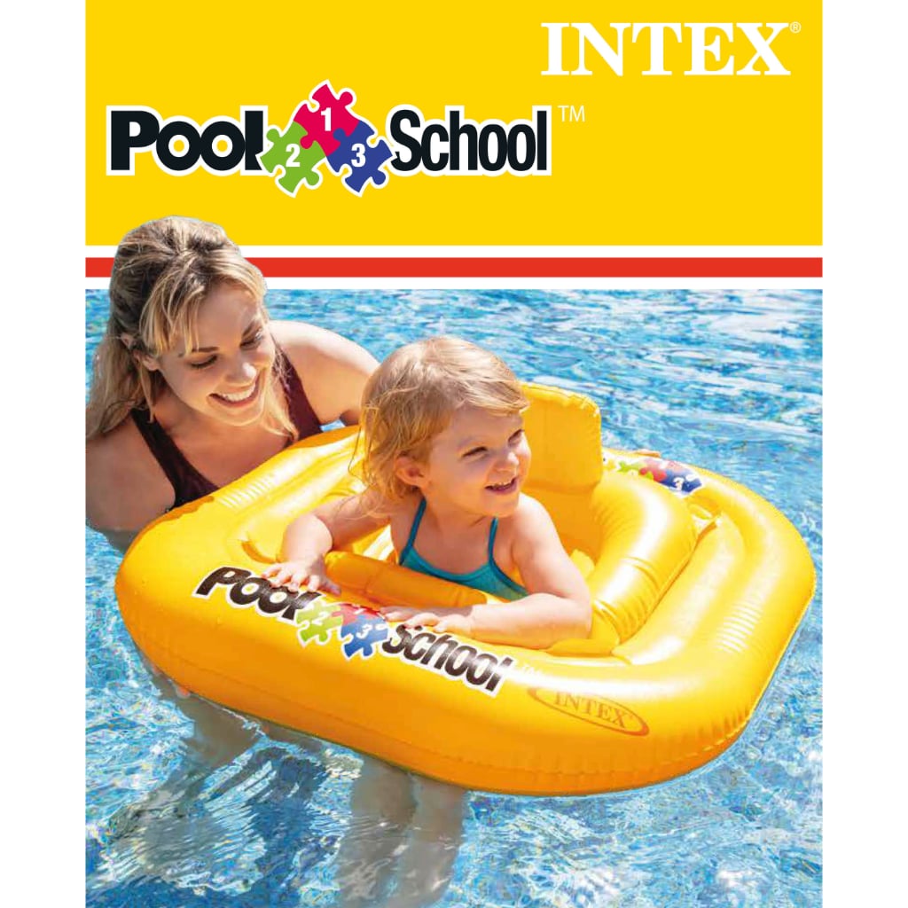 Flotador Inflable Para Bebé Intex Cuadrado, 1-2 Años