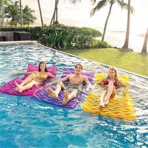 Colchoneta Inflable Intex Sea Wave 229 X 86 Cm Colores Surtidos