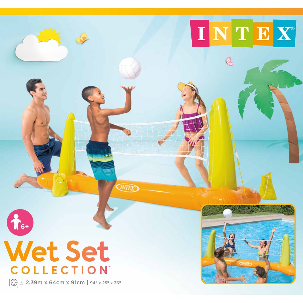 Juego Inflable Volley Para Piscina Intex