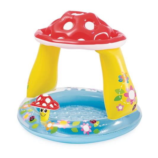 Piscina Infantil Intex Con Parasol Mushroom Para Bebé