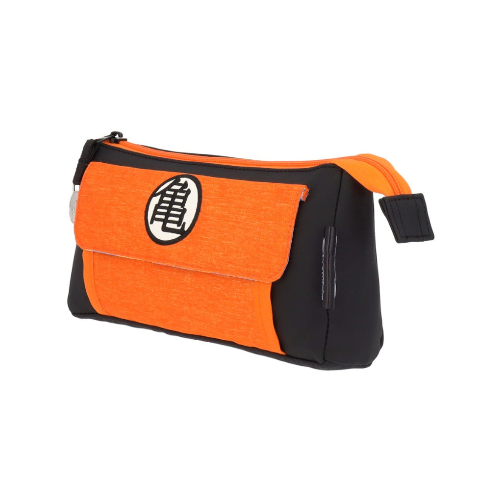 Estuche Dragon Ball Z Negro Con Naranja