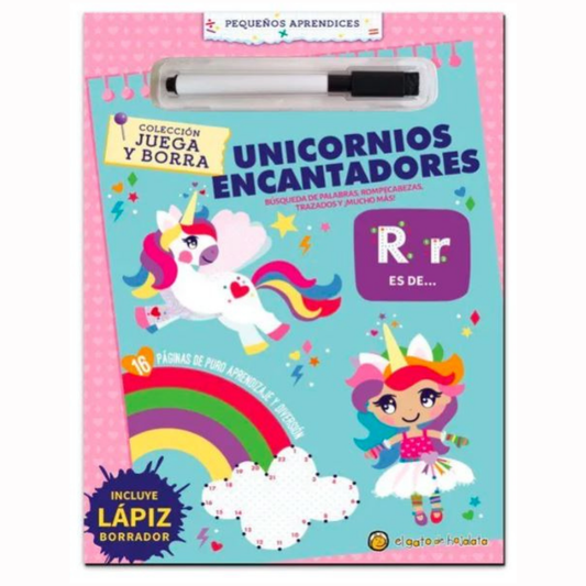 Unicornios Encantadores - Juega Y Borra