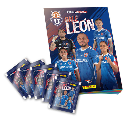 Pack 1 Album + 5 Sobres Universidad De Chile Team 2024