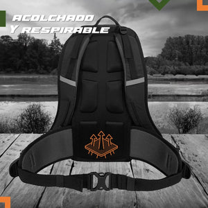 Mochila Outdoor Camping Pentagon Impermeable Negro