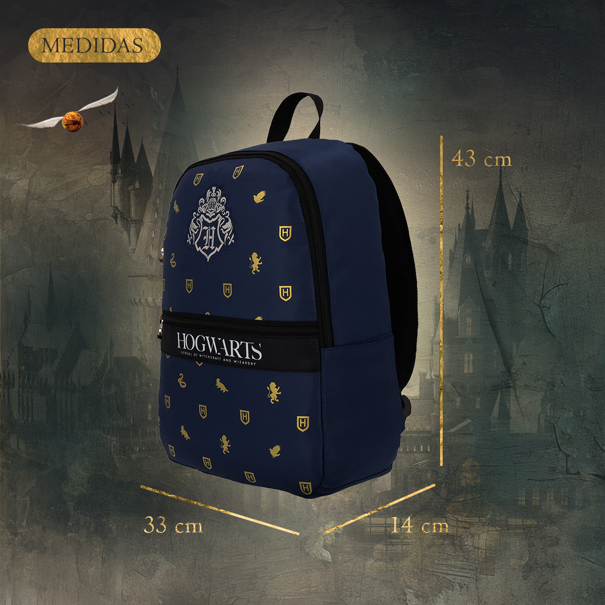 Mochila Harry Potter Hogwarts Navy