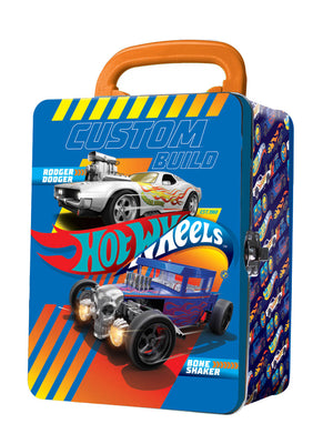 Caja Metálica Portautos Hotwheels