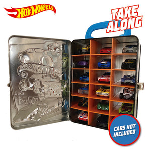 Caja Metálica Portautos Hotwheels