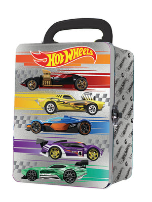 Caja Metálica Portautos Hotwheels