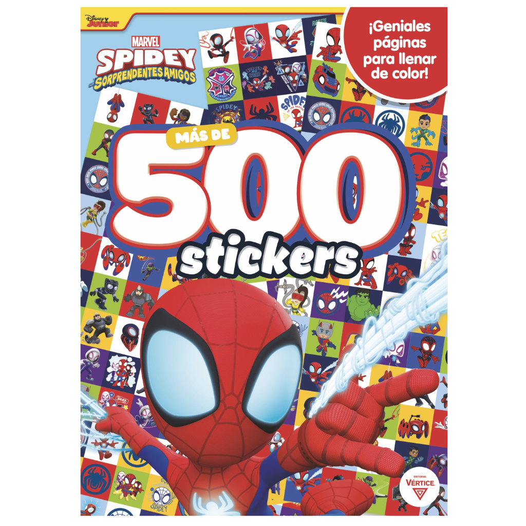 Libro Actividades 500 Stickers Spidey