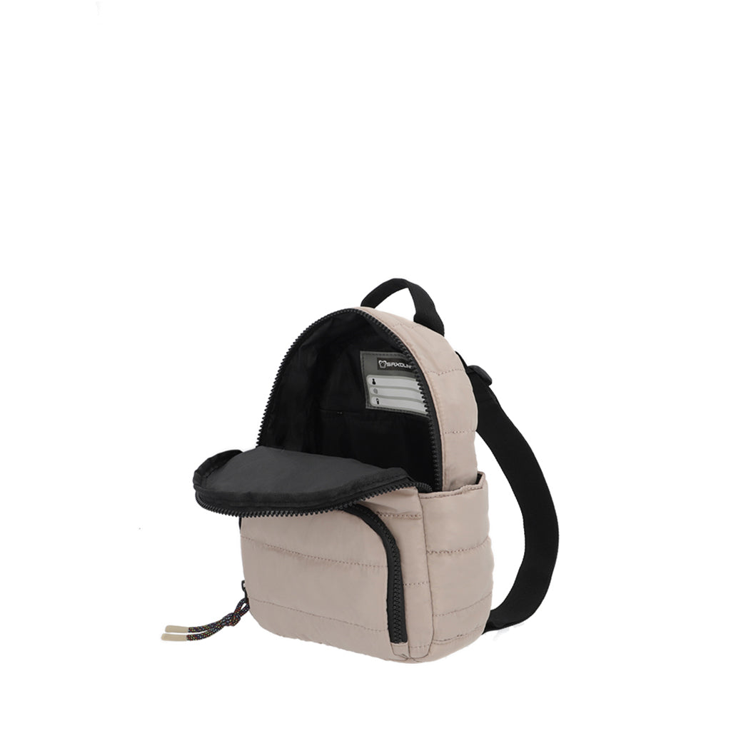 Mini mochila Stella beige - Tienda Copec