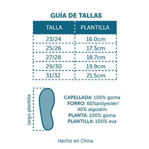 Botas de Agua Infantil Aqua