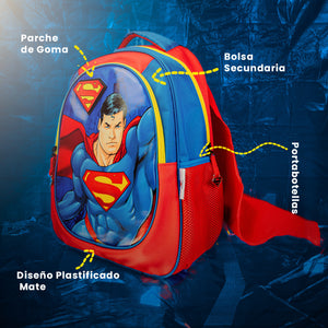 Mochila Superman Con Capa Roja