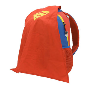 Mochila Superman Con Capa Roja