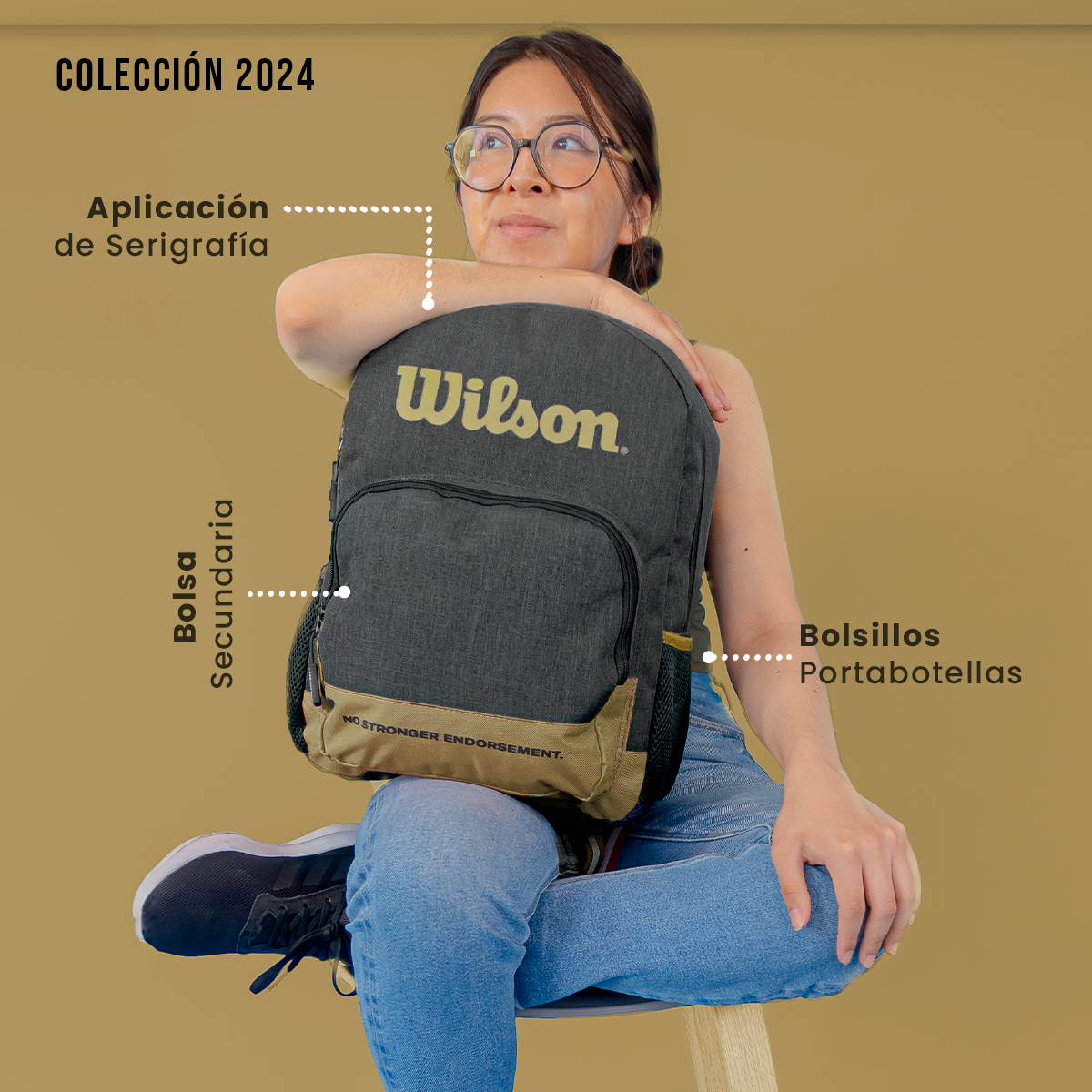 Mochila Wilson Negra