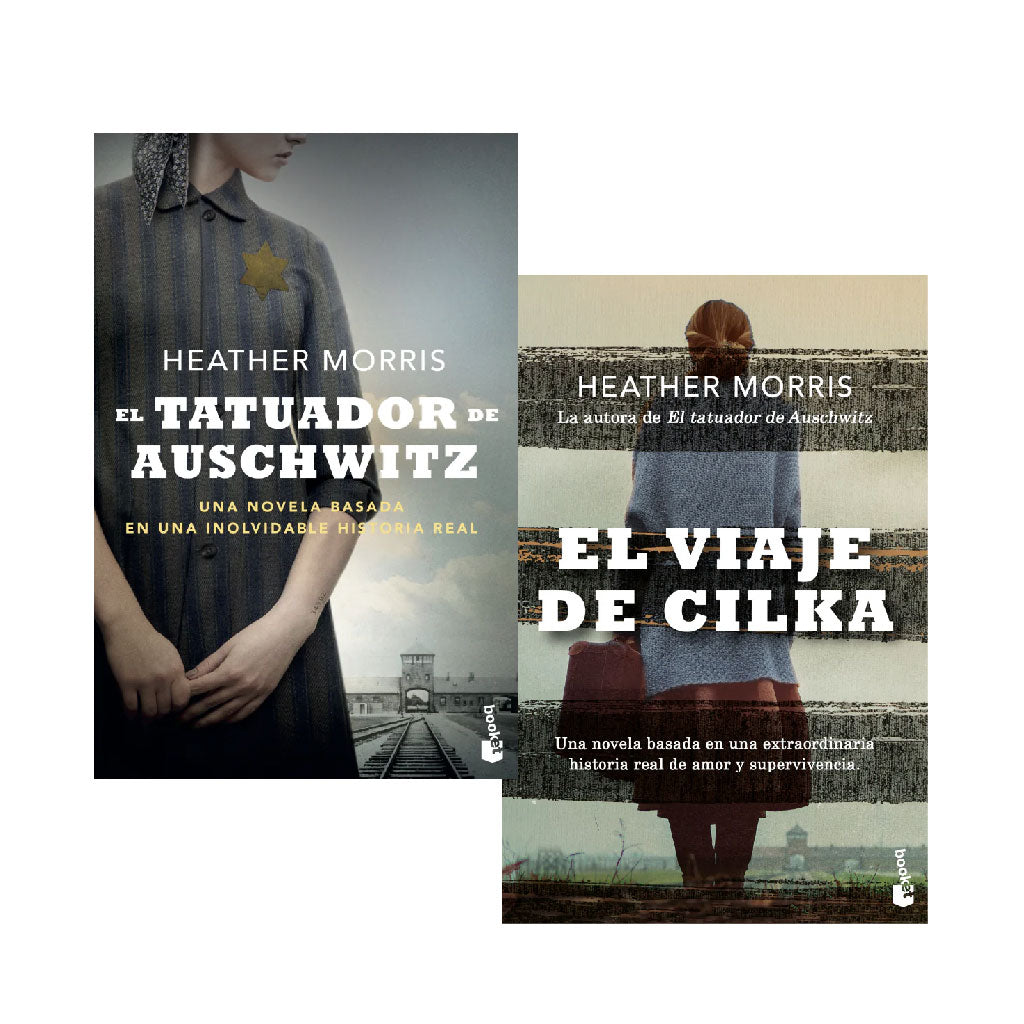 Combo Libros: El Tatuador de Auschwitz + El Viaje de Cilka