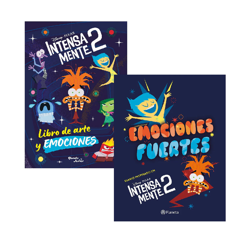 Combo Libros Infantil: Intensamente 2 Libro de Arte + Emociones Fuertes