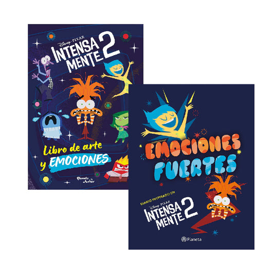 Combo Libros Infantil: Intensamente 2 Libro de Arte + Emociones Fuertes