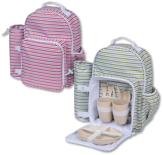 Combo de Mochilas Cooler con Set de Picnic