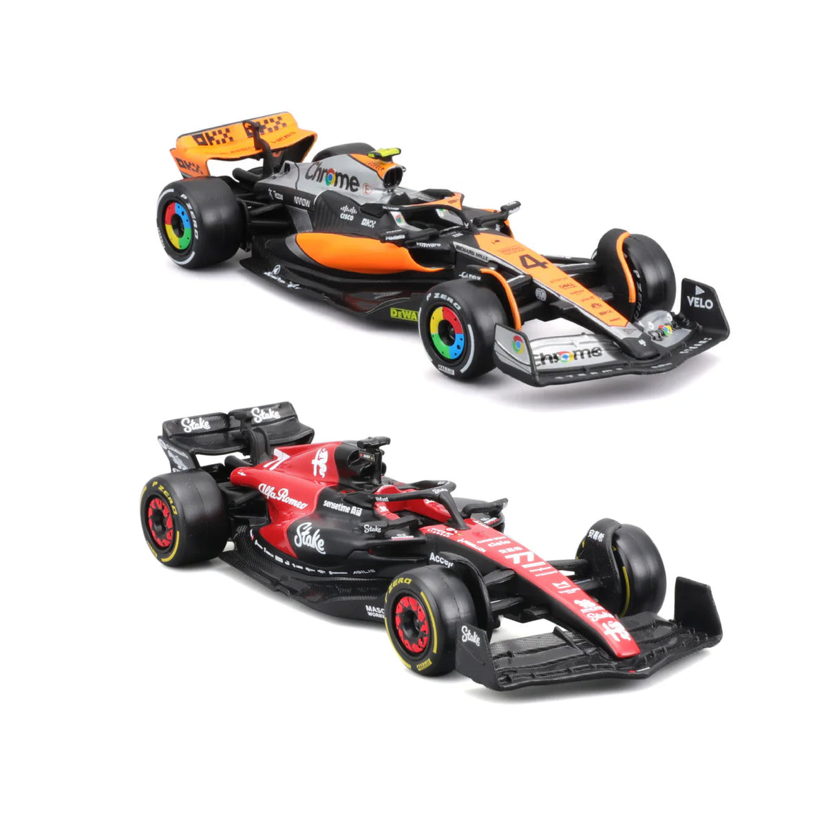 Combo Autos A Escala 1:43 Escuderias Mclaren + Alfa Romeo