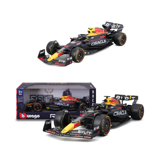 Combo Autos a Escala Oracle Red Bull Racing W/Driver 1:18 + 1:43 Checo Pérez