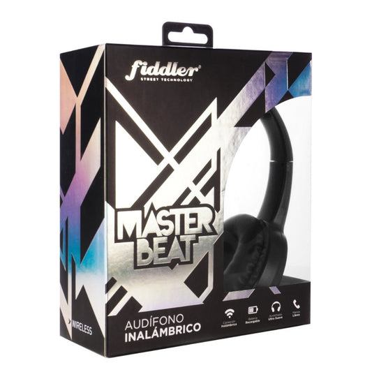 Audífonos Bluetooth Master Beat Negro Fiddler