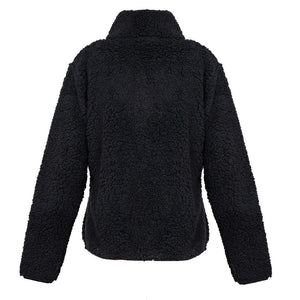 Polar Sherpa Knitted Mujer Negro